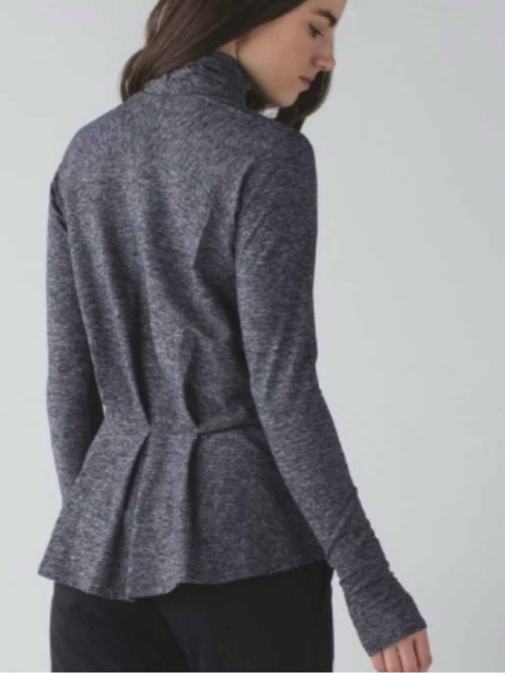 Lululemon Rulu mock neck LS top